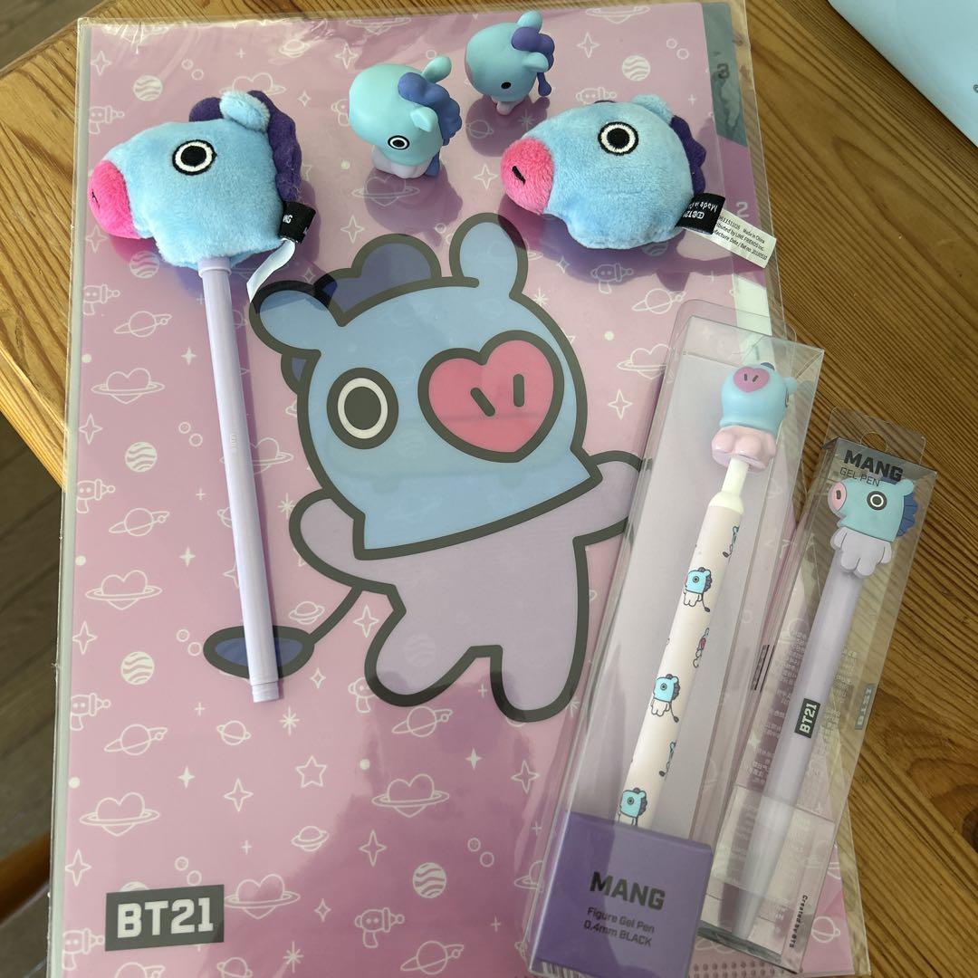 

[USED] BT21 MANG Stationery Set Plush Magnet Figure