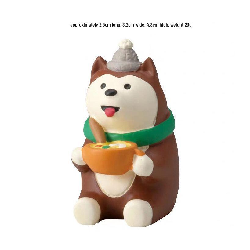 Japanese Cat Console Ornament: Trendy ZAKKA Resin Figure for Desktop or Car