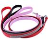 Blue PU Rhinestone Dog Leash Hot-Fixed Craft Flexible Walking Training Leash for Small Dogs Such As Yorkie Chihuahua