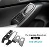Real Soft Carbon Fiber Sticker For Subaru Crosstrek Impreza 2024 2025 2026 Car Door Window Button Frame Interior Accessories