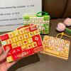 26 Tasten Mini-Tastatur Anhänger Kreatives Design Tastatur Schlüsselanhänger Tasche Zubehör