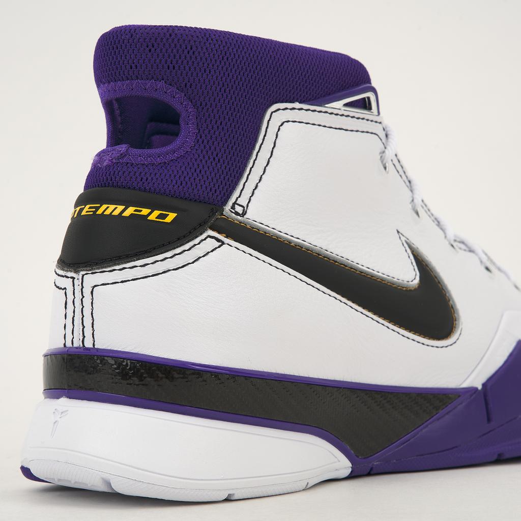 Nike Zoom Kobe 1 Protro 81 Puntos 2026 Zapatillas Hombre Blanco Negro Púrpura de Cancha IM0542-100