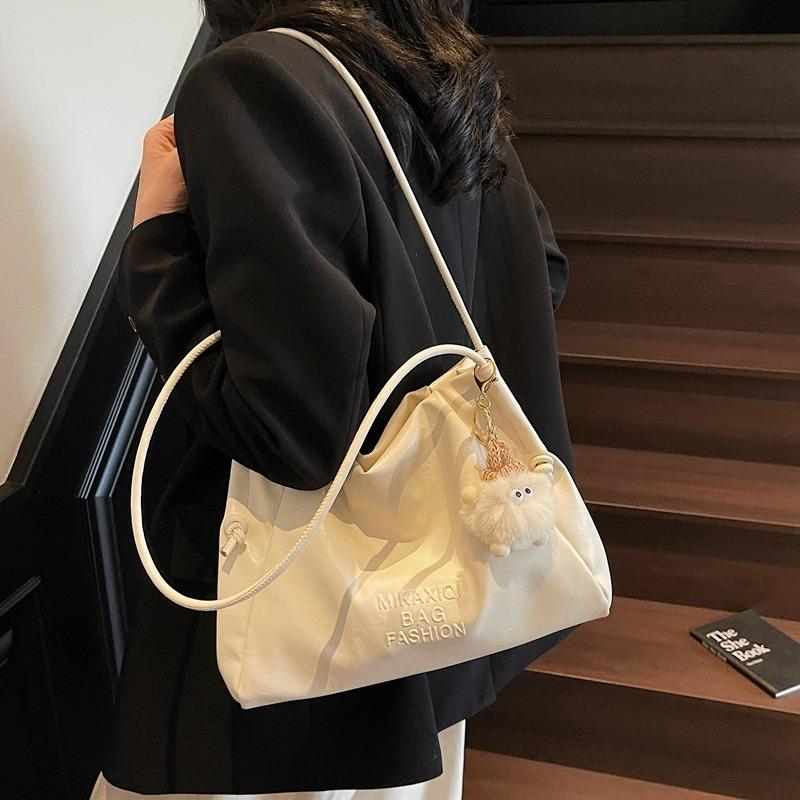 Tote Bag Women's New Simple and Relaxed Shoulder Bag Autumn Niche Large-capacity Underarm Bag