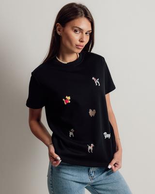 Damen T-Shirt 4446 schwarz