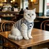 1pc  Simple Striped Knitted Vest, Soft Dog Teddy Bear for Spring and Summer, Small and Medium-sized Dog, Cat Pet Clothes