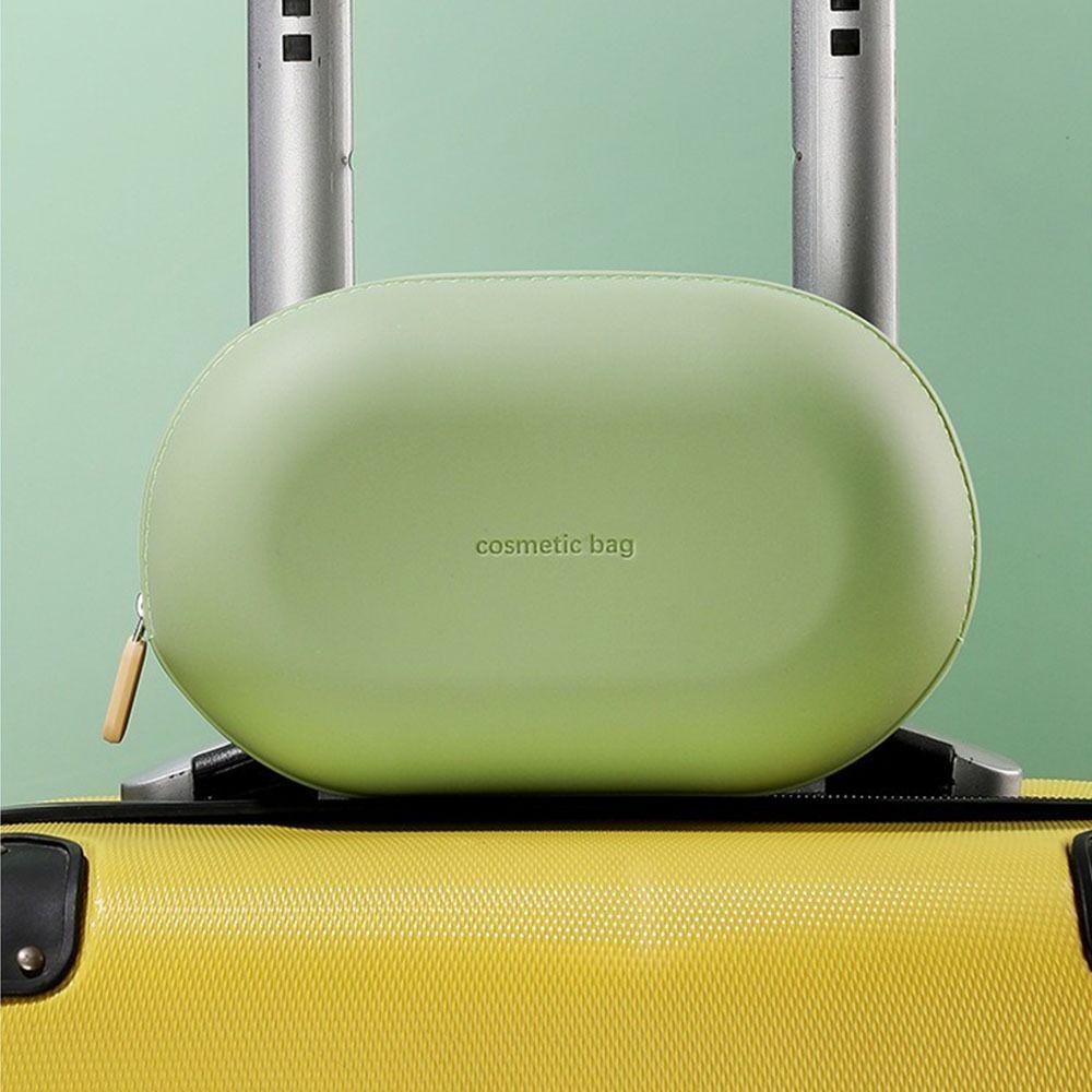 Large Capacity Silicone Cosmetic Bag Waterproof Travel Storage Bag Coin Purse Small Item