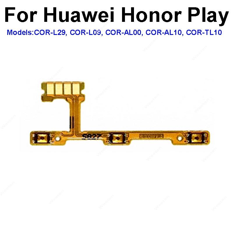 Power Volume Side Button Flex Cable For Huawei Honor Play Power Audio SideKey Flex Ribbon Replacement Repair Parts PV Flex