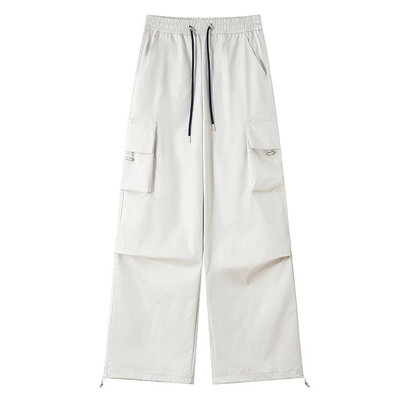 Women's High Waist Waterproof Wide Leg Trousers - Warm, Windproof, Quick-Dry Softshell for Autumn Cycling and Casual Wear