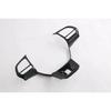 For MG HS ZS 2018      ABS Carbon Fiber Steering Wheel Buttons Cover Trim Frame Sticker Car Accessories