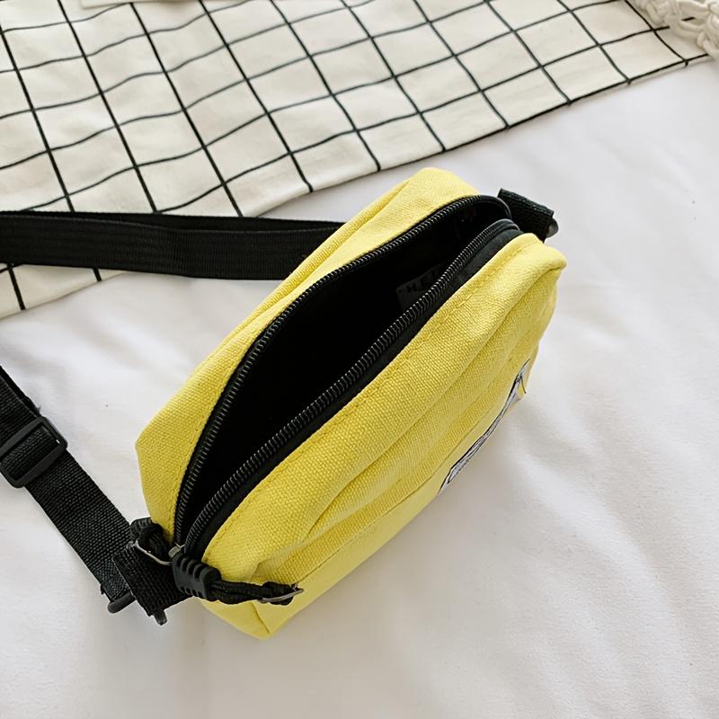 Crossbody Bag for Women Multi-Color Minimalist Design with Adjustable Strap Zip Closure & Polyester Lining Versatile Casual Shoulder Purse