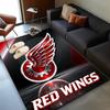 Detroit Red Wings Crest Area Rug Suitable for Indoor And Outdoor,Carpets for Kitchens, Homes, Offices, Living Rooms,Home Decor,Christmas Gift