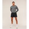 Gymshark Arrival Long Sleeve T shirT silhoueTTe Grey A2a1h Gbp4