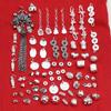 Retro Sterling Silver Spacer Beads & Half-Chain DIY Beading Accessories