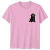 Black Curly Haired Dog Dogs Animals Unisexs T Shirt Unisexs Tee Graphic Unisex Top