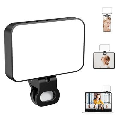 USB Rechargeable LED Fill Light 3 Modes Mini Selfie Light LED Selfie Light  For Phone Laptop Tablet