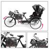 Antique Alloys Mini Rickshaw Model Nostalgics Decors For Collections Or Gift X3UC