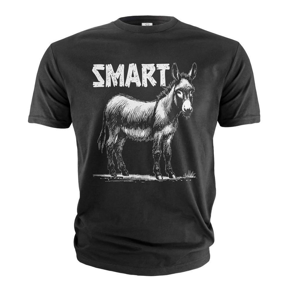 

Funny Smart donkey Tee humorous gift graduation graduate school college shirt M