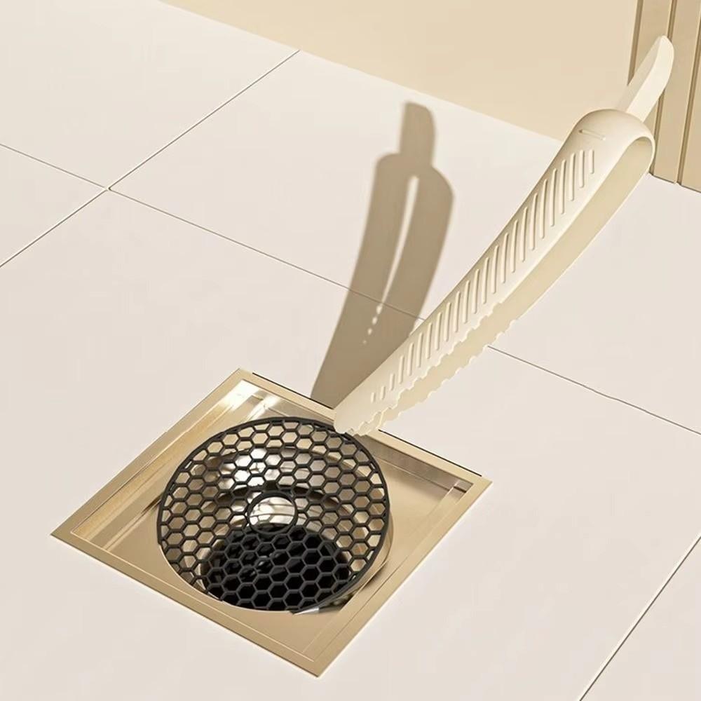 2PCS/SET Cartoon Hair Cleaning Clip 2-in-1 Hair Removal Tool  Floor Drain Cleaning