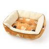 JEMA Pet Cat Dog Pet Sofa for Dogs and Soft 3D Fluffy and Size 60x50x18cm Snail Pattern Bed, Bed, Cushion, Small/Medium Cats, Cotton, Warm, Year-Round