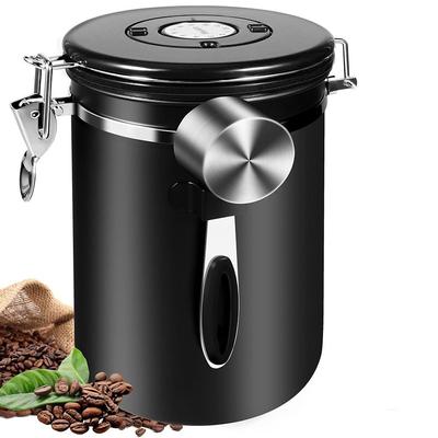 Stainless Steel Beans Storage Container Date Tracker Coffee Storage Jar  Rice