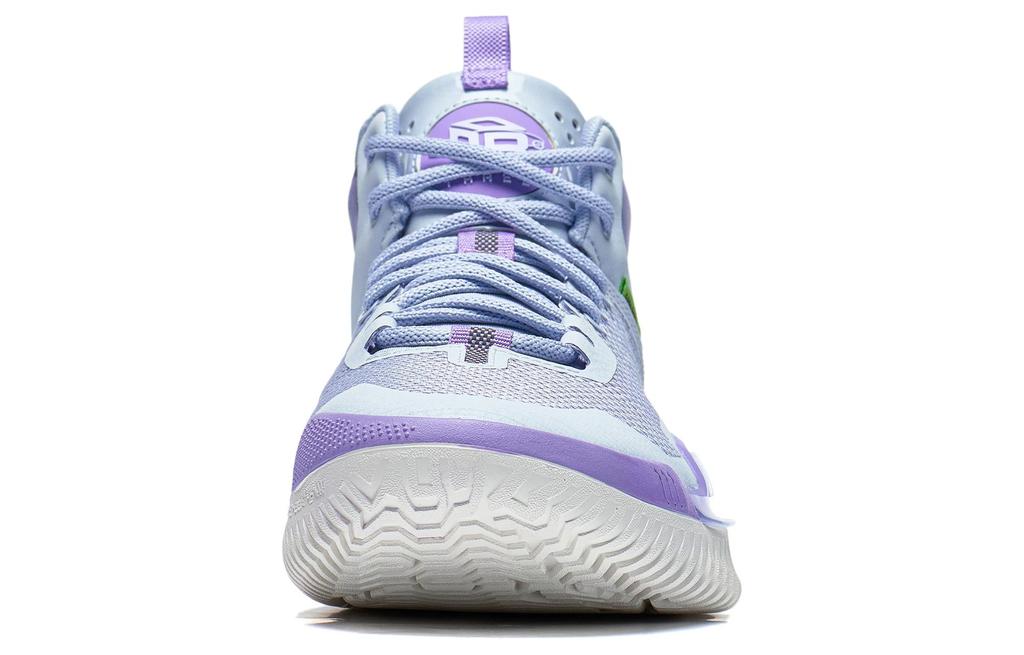 LiNing Badfive 3 Cushioning Anti-Slip And Wear-Resistant Low-Top Basketball Shoes Men's Blue Purple ABFT005-10