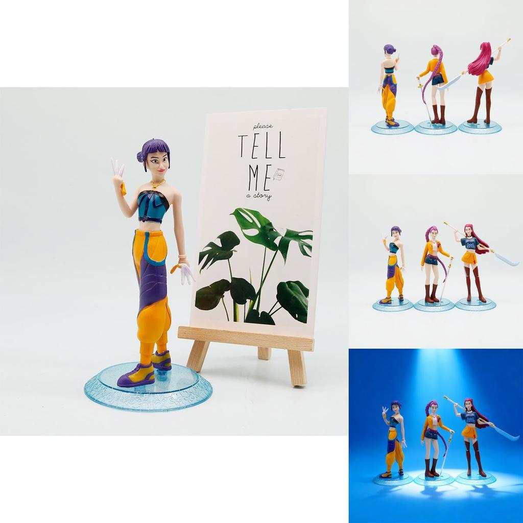 Kpop Demon Hunter Slayer Girl Group Pvc Figure Set For Anime Collectors And Fans