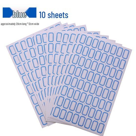 Водонепроницаемые серебристые самоклеящиеся этикетки для рукописной маркировки