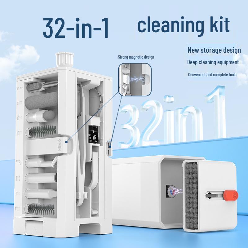 Multifunctional Cleaning Kit: Keyboard Brush, Phone Screen Dust Remover, Earphone Cleaning Pen