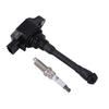 Nissan Iridium Spark Plug & Ignition Coil Set of 4 Plug Ignition Serena C25 NC25 22401-ED815 22448-1KT0A Etc. External Product