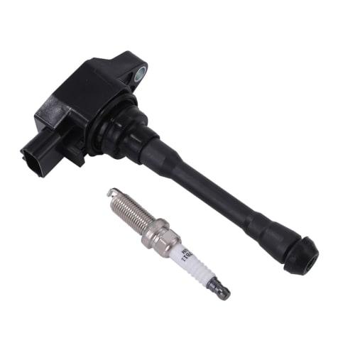 Nissan Iridium Spark Plug & Ignition Coil Set of 4 Plug Ignition Serena C25 NC25 22401-ED815 22448-1KT0A Etc. External Product