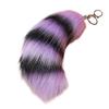 Charming Foxes Tail Keyring Versatile And Trendy Plush Keyring Decors Fashionable Bag Charm For Keys Purse Or Car Decors