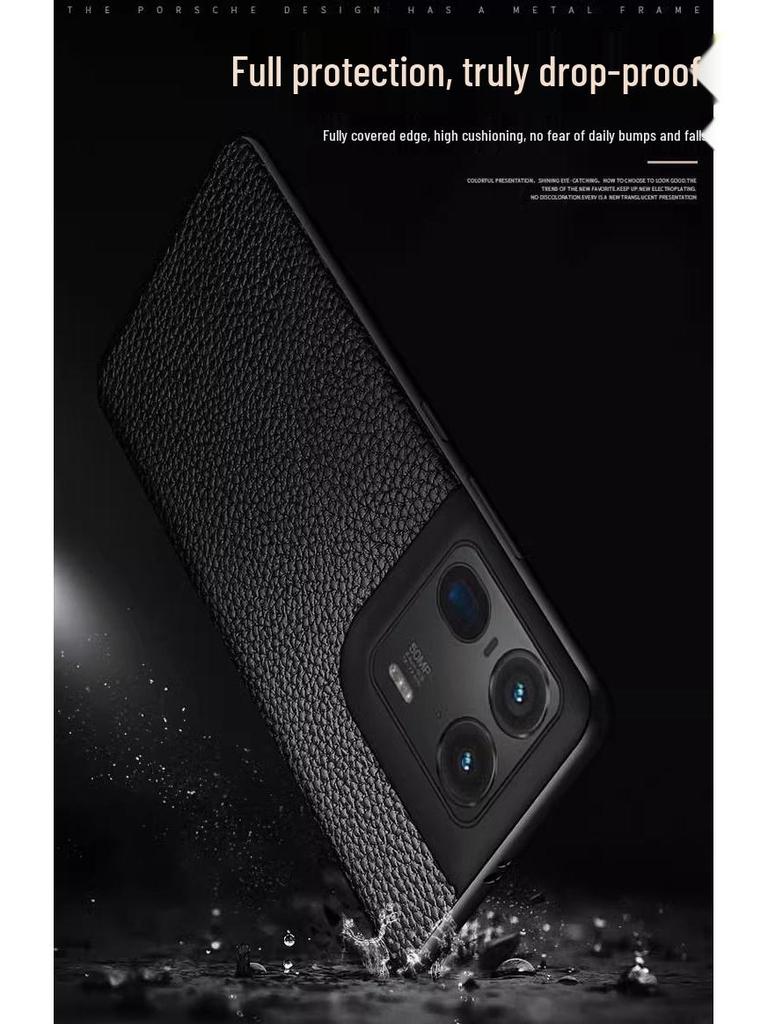 Motorola Edge X30/S30 Pro Lychee Pattern Cowhide Protective Case