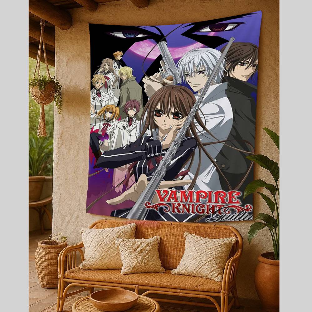 1PC Anime VVampire Knight Cartoon Tapestry Wall Hanging Decoration Household Home Decor