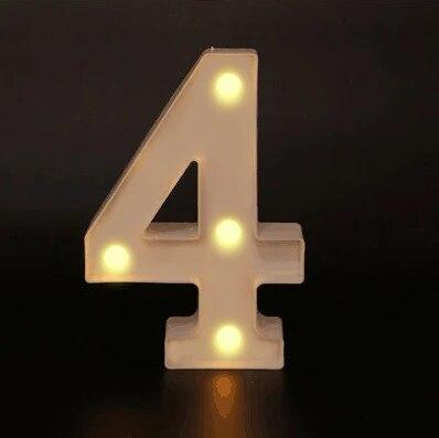 Buchstaben Lampe Leuchtendes Alphabet LED Lichter Dekoration Nachtlicht für Zuhause Hochzeit Geburtstag Weihnachten Party Dekoration