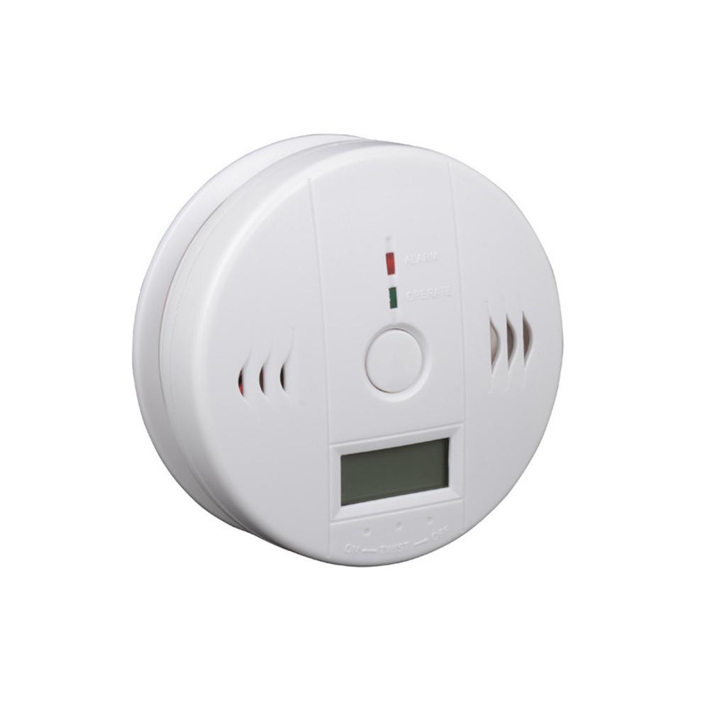 Carbon Monoxide Detector Alarm New Photoelectric Sensor Sound Warning LCD Digital Display Home Indoor CO Poisoning Siren