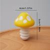 2pcs Holiday Mushroom Wine Bottle Stopper - Kitchen Gadget for Bottles