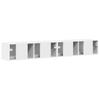 Wall Mounted TV Cabinet Set 2 pcs Glossy White 98 x 31 x 29.5 cm