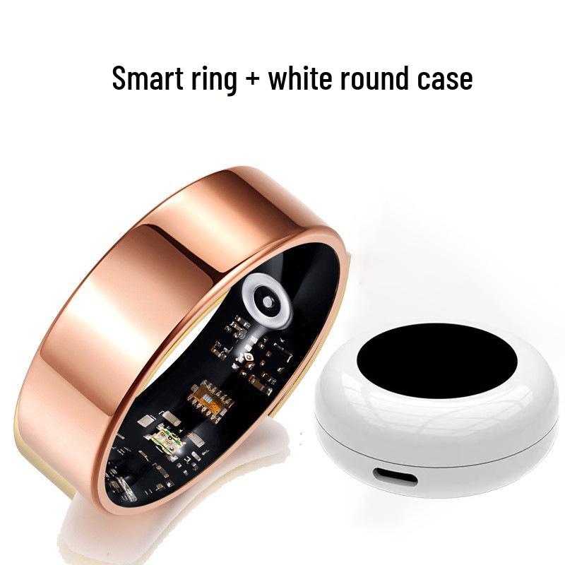 Smart Ring: Heart Rate, Blood Oxygen, Sleep & Stress Monitor with Remote Camera Control & Waterproof Design