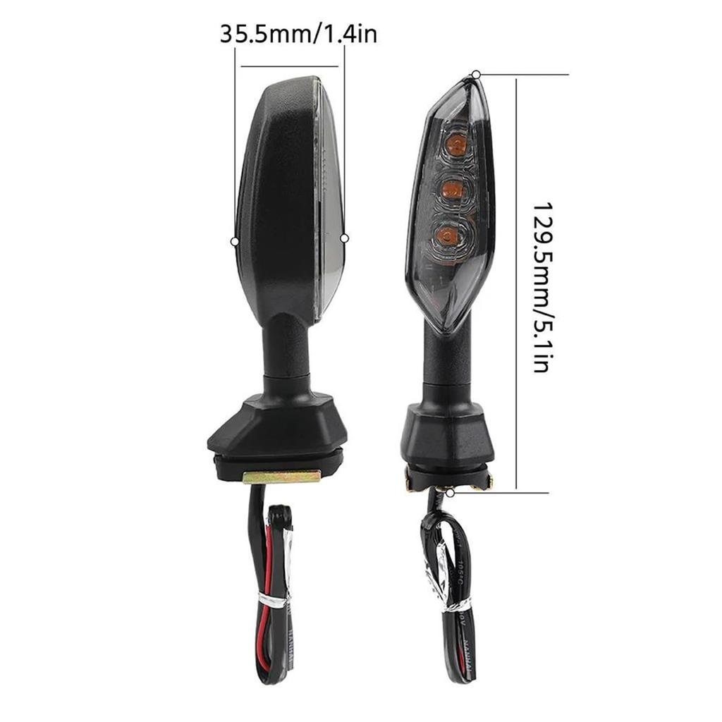 Motorcycle Indicator for NINJA Compatible with Rear Turn Signal Lights for Kawasaki ZX-6R ZX-10R