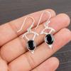 Black Onyx Gemstone 925 Sterling Silver Jewelry Earrings 1.50" For Birthday Gift EE-51-15