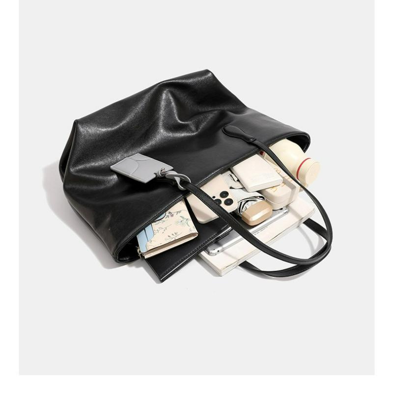 Small Niche Design, Large Capacity Tote Bag, Women's High-end Texture, Casual Commuting Shoulder Bag, Handbag