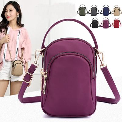 Fashion Handbag Messenger Vintage ελαφρύ νάιλον πορτοφόλι με συμπαγές φερμουάρ Αδιάβροχη τσάντα χιαστί με πτερύγιο