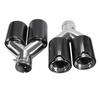 BMW Dual Carbon Fiber 63mm Exhaust Muffler Tailpipe