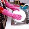 Thickened Rubber Dishwashing Gloves Long Waterproof Household Cleaning Gloves for Kitchen Dishwashing Laundry
