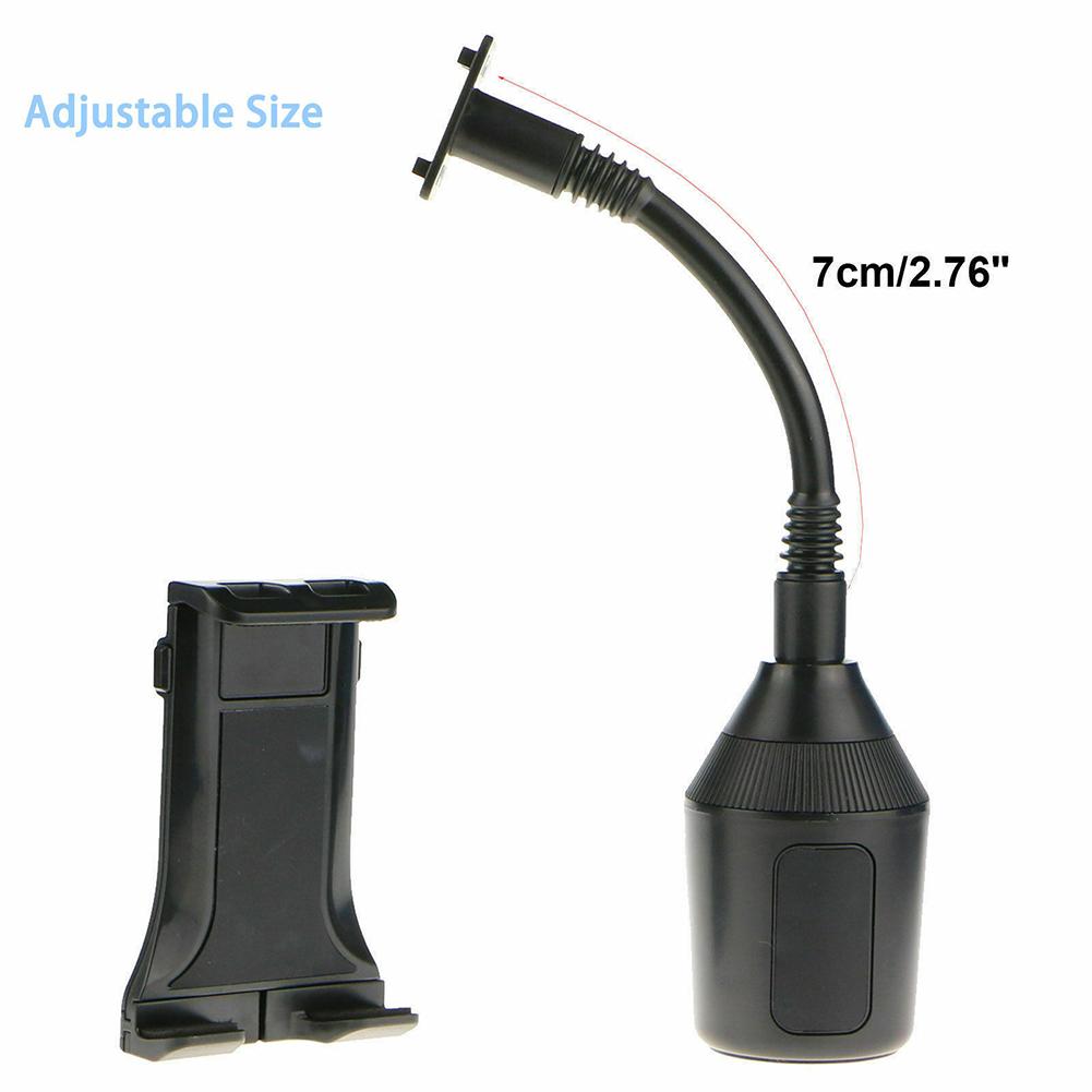 Car Cup Holder Mount Bracket 360 Degree Rotatable Stand Adjustable Mobile Phone Navigation Support Compatible For Ipad