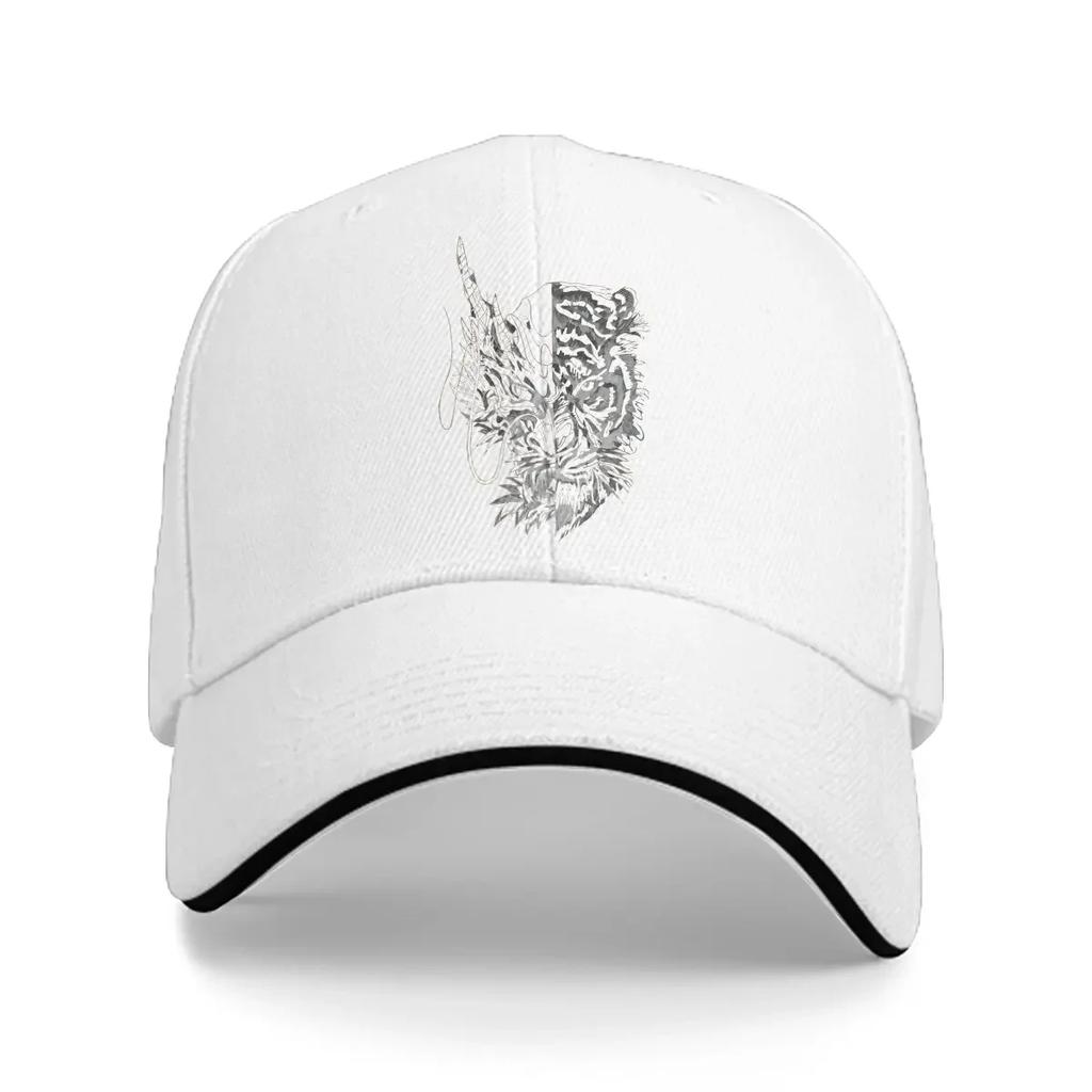 Pure Color Dad Hats Dragon Tiger 2 Men's Hat Sun Visor Baseball Caps YinYang Peaked Cap