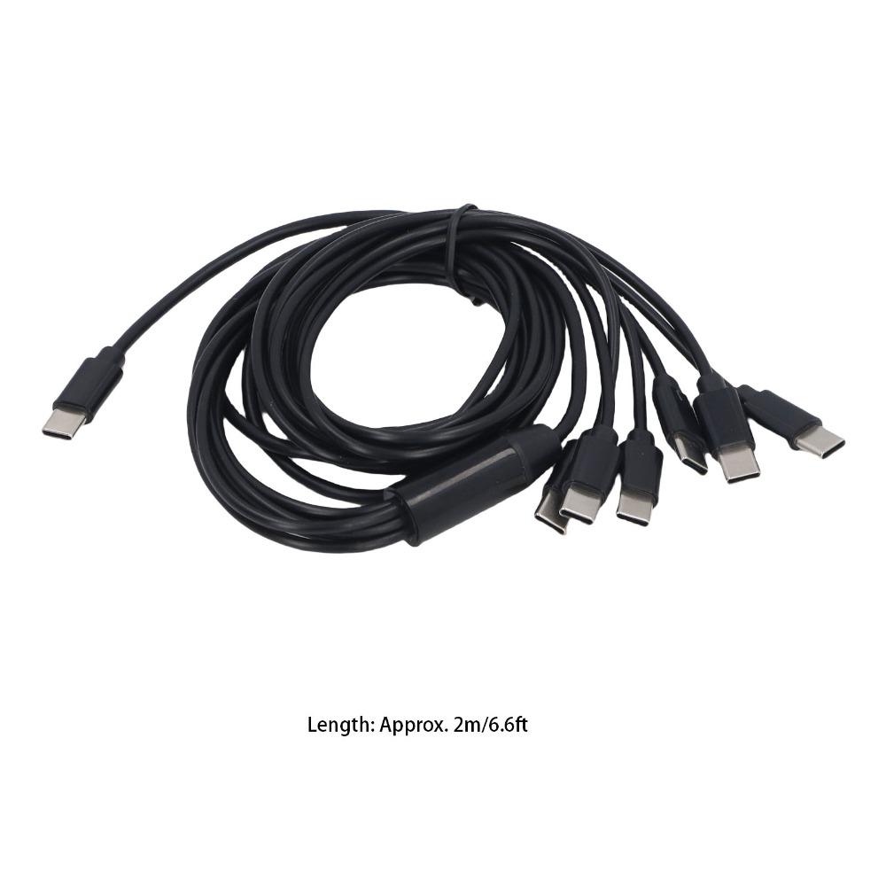 2m/6.6ft USB C Splitter Cable Plug and Play USB C Multi Charging Cable  For Cell Phones