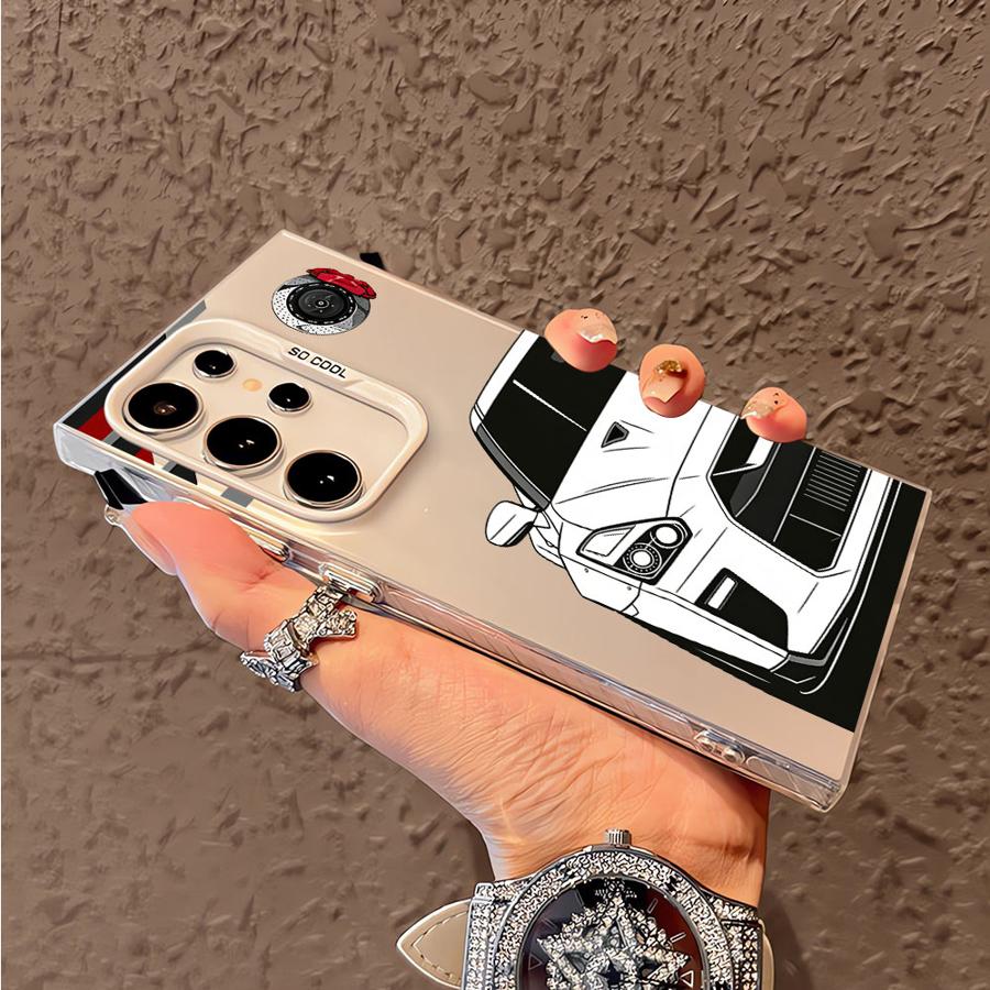 Phone Cover Case for Samsung Galaxy S26 S25Edge S22 Ultra S25 S23 S21 S20 FE Note 20 Ultra S24 FE JDM Sport Car Galaxy S26 Ultra