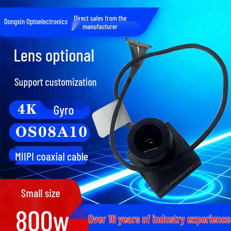 OS08A10 4K Camera Module with MIPI Interface, 8MP, Coaxial Cable, HDR, and Gyroscope DL0189-V8M10-V01