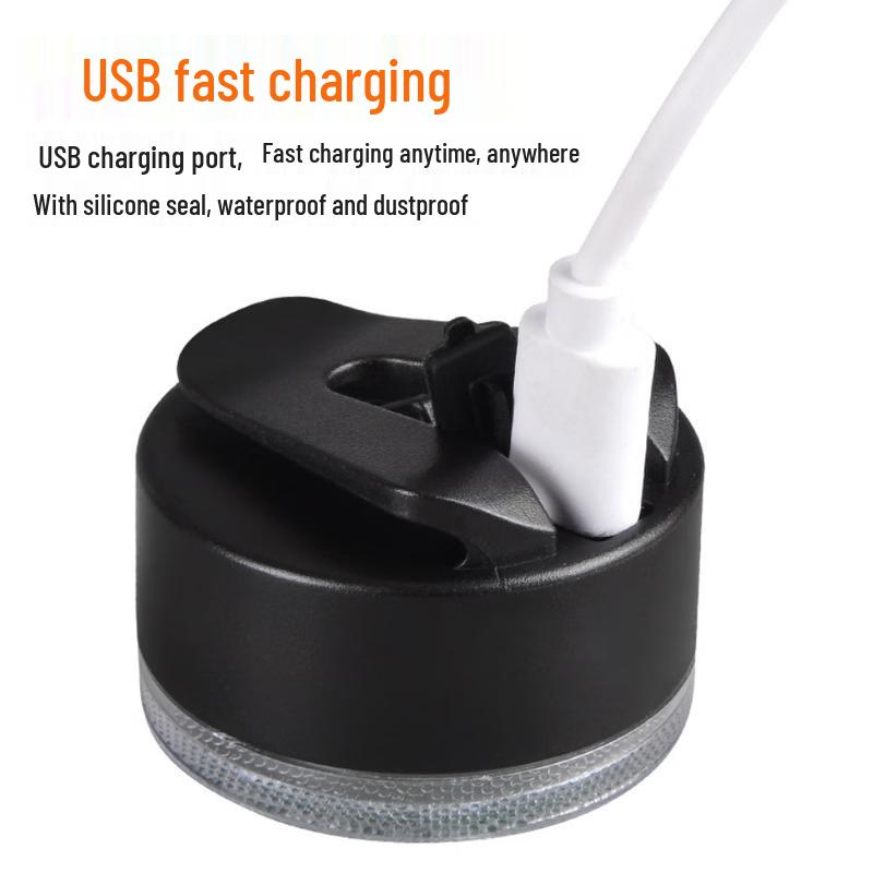 Lishi FY-322 USB-wiederaufladbares Fahrrad- und Lauf-Rücklicht 2er-Pack